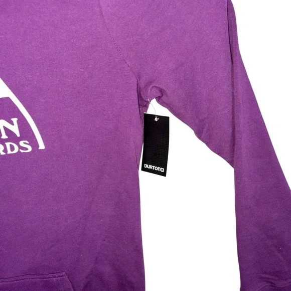 NWT Burton Snowboarding‎ Purple Fleece Hoodie Womens Medium - Picture 4 of 10